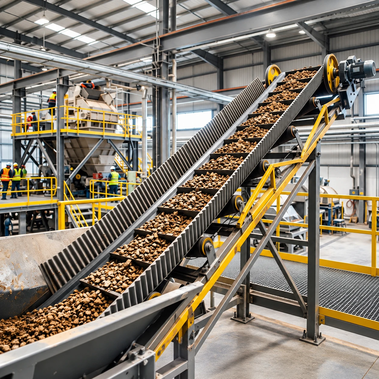 Side Wall Cleated Conveyor Belt - Image 4