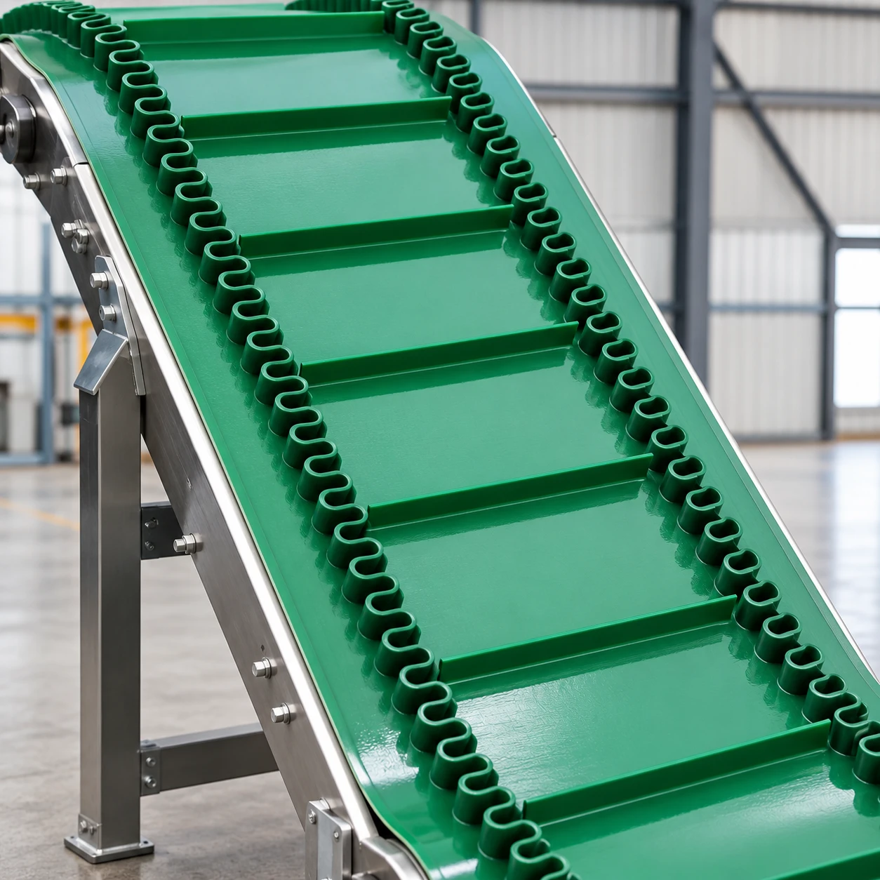 Side Wall Cleated Conveyor Belt - Image 2